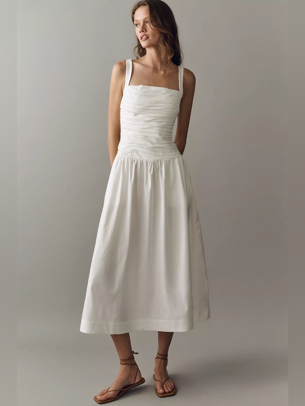 REFORMATION Nesta White Maxi Dress 4